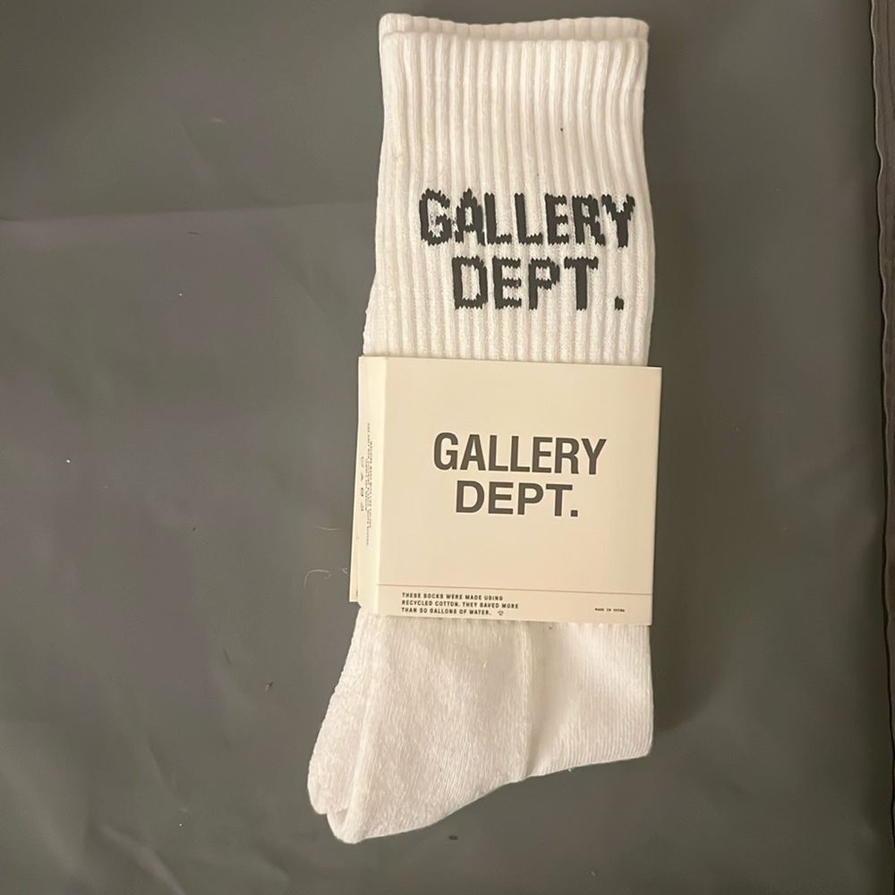Gallery Dept White Casual Socks (M/L)